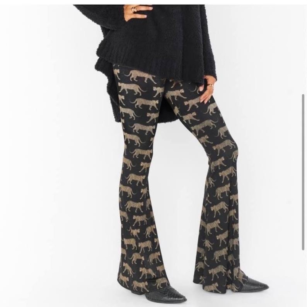 Show me your mumu catwalk leopard bam bam bells new with tags XS